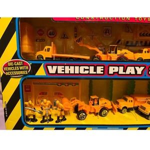 JA-RU inc. Work Zone Construction Toys 32 Pieces Vehicle Play Set NEW In Box
